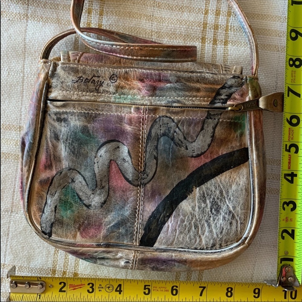 BOTARY Vintage Hand Painted Shoulder Bag